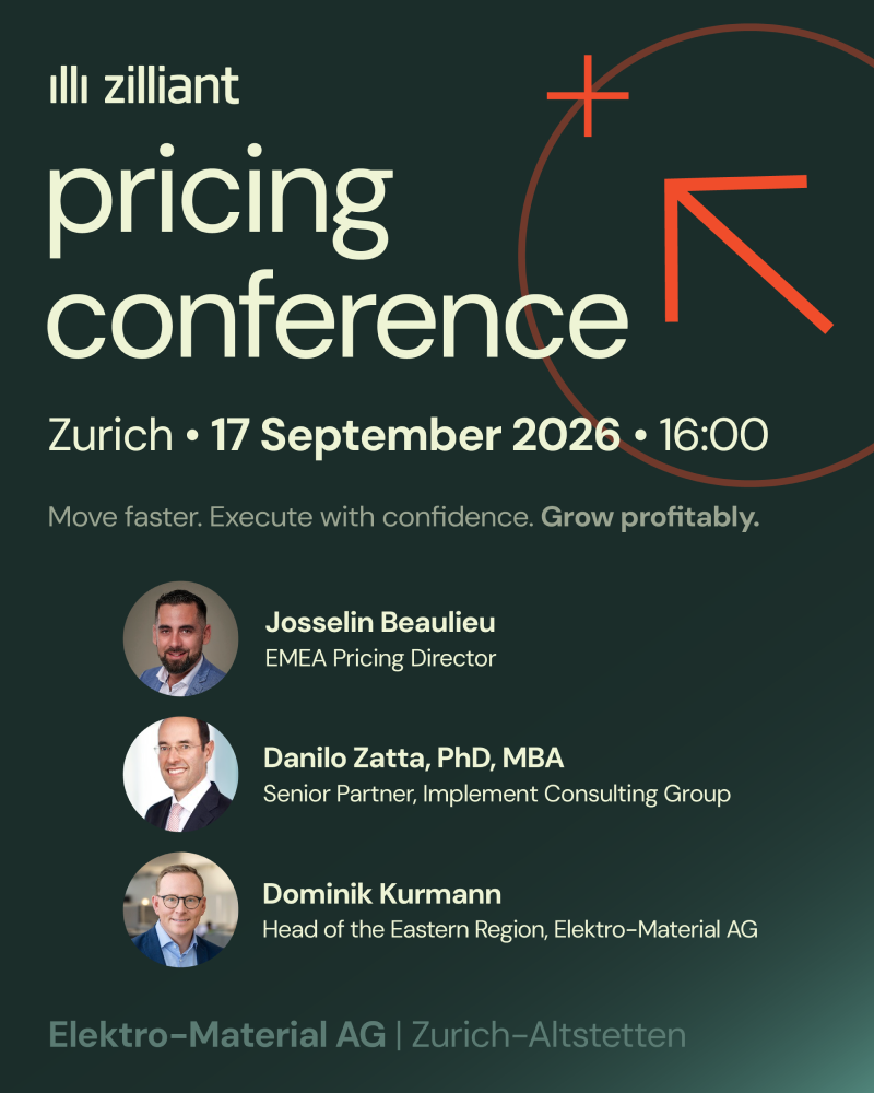 Zillliant Pricing Conference - Zurich-Altstetten