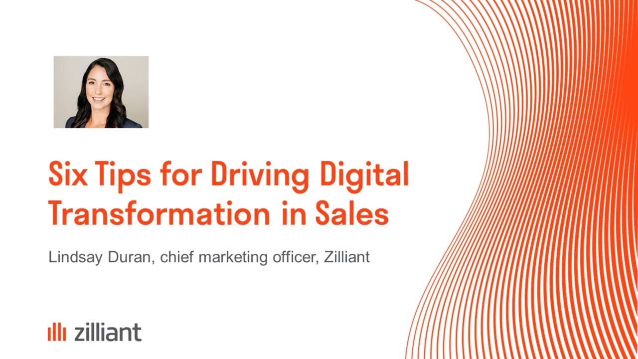 Six Tips for Driving Digital Transformation in Sales