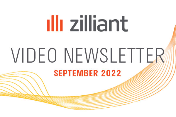 Zilliant's Monthly Video Newsletter - September 2022