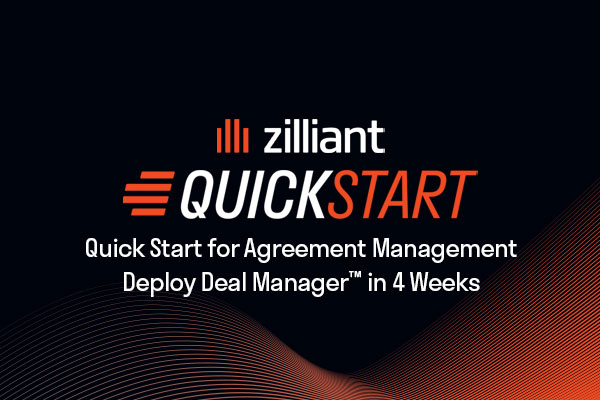 Zilliant Unveils Quick Start for Agreement Management