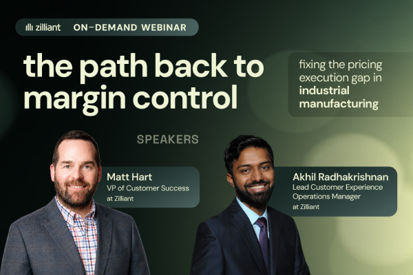 The Path Back to Margin Control: Fixing the Pricing Execution Gap in Industrial Manufacturing