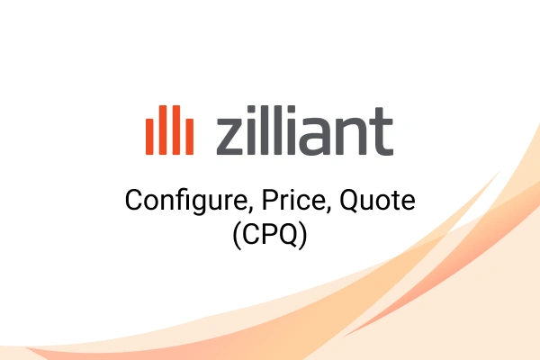 Zilliant Configure, Price, Quote (CPQ)